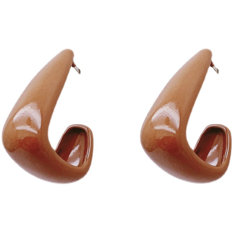 Pendientes franceses retro para mujer