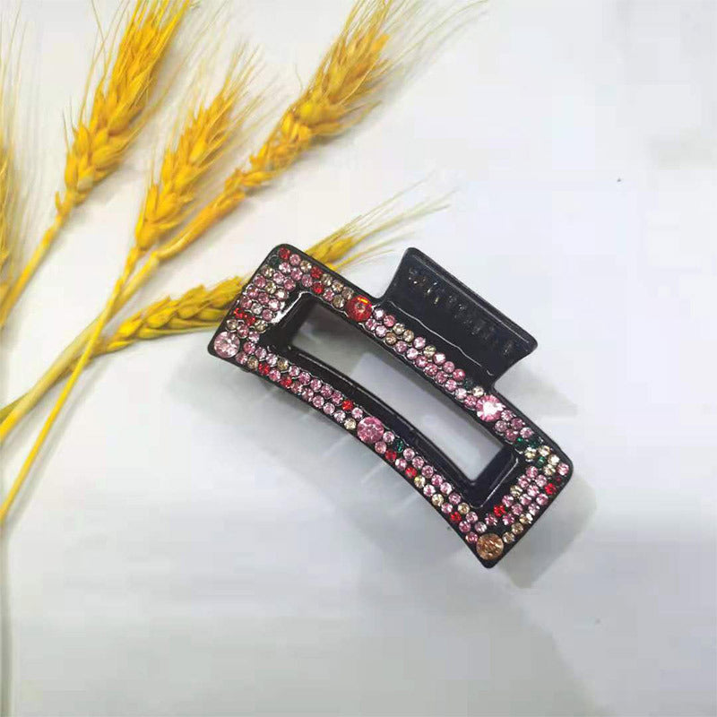 Acrylic rhinestone hairpin headdress