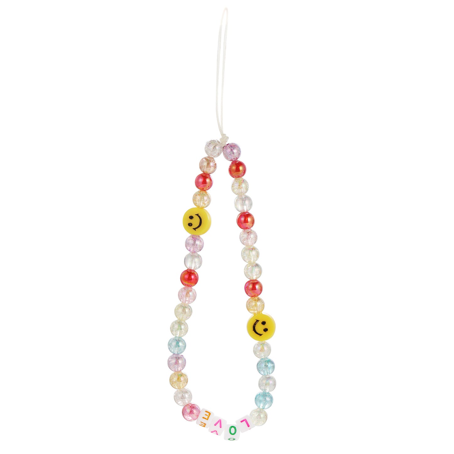 Beaded Soft Pottery Phone Lanyard