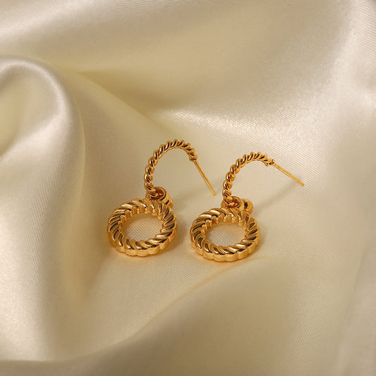 Personalized hoop earrings