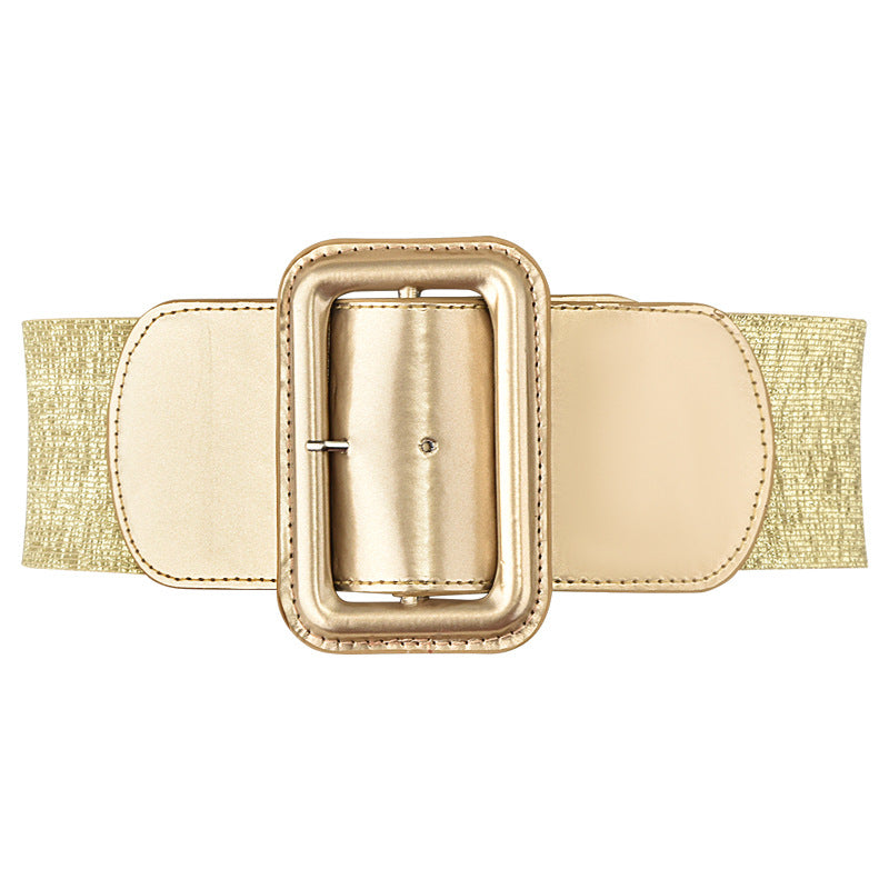Beauty Metal Square Pin Buckle Belt