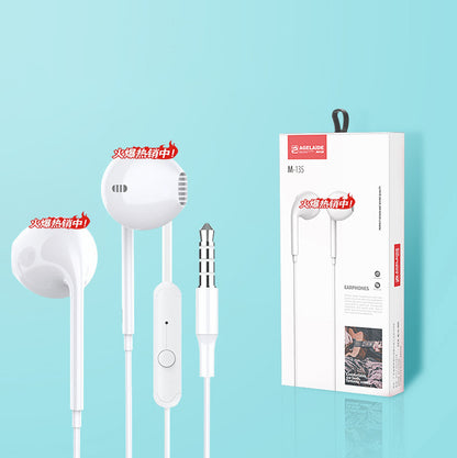 Branded Wired Earphones Huawei Apple with Packaging