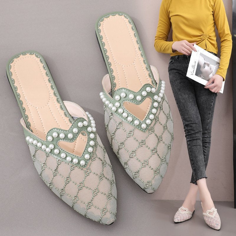 Summer mesh slippers women