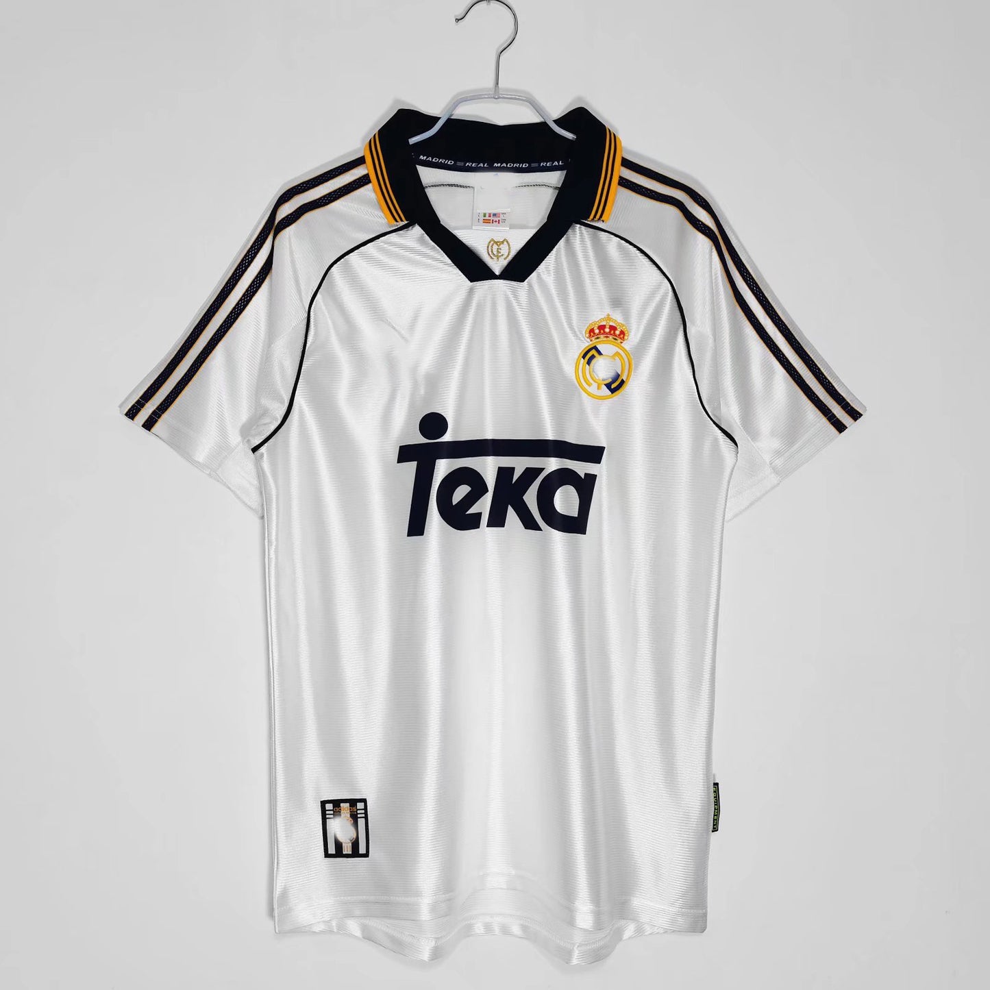 98-00 Retro Real Madrid Home Away 7 Raul Suker Carlos Guti Redondo Jersey
