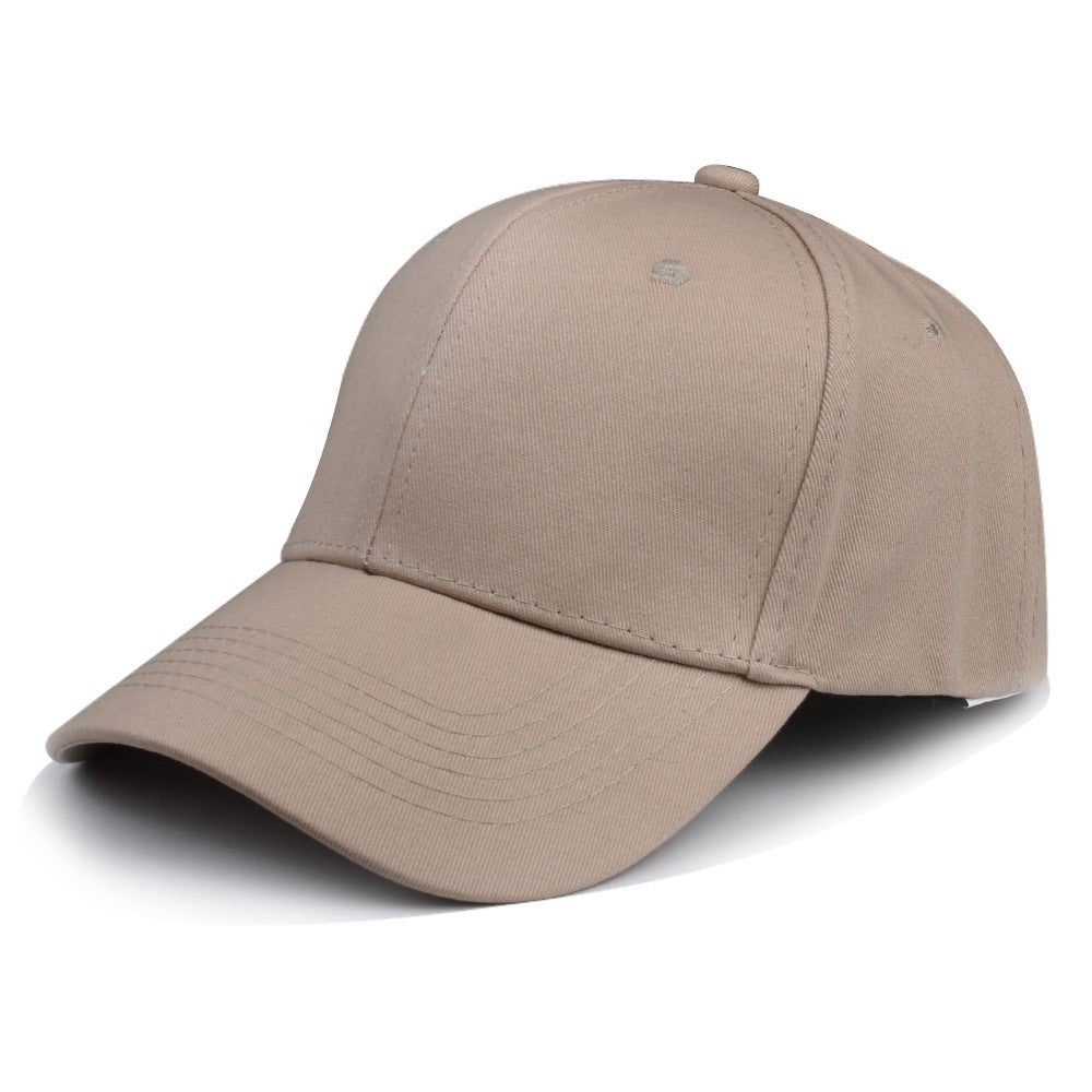 Cotton Hard-Brim Baseball Cap