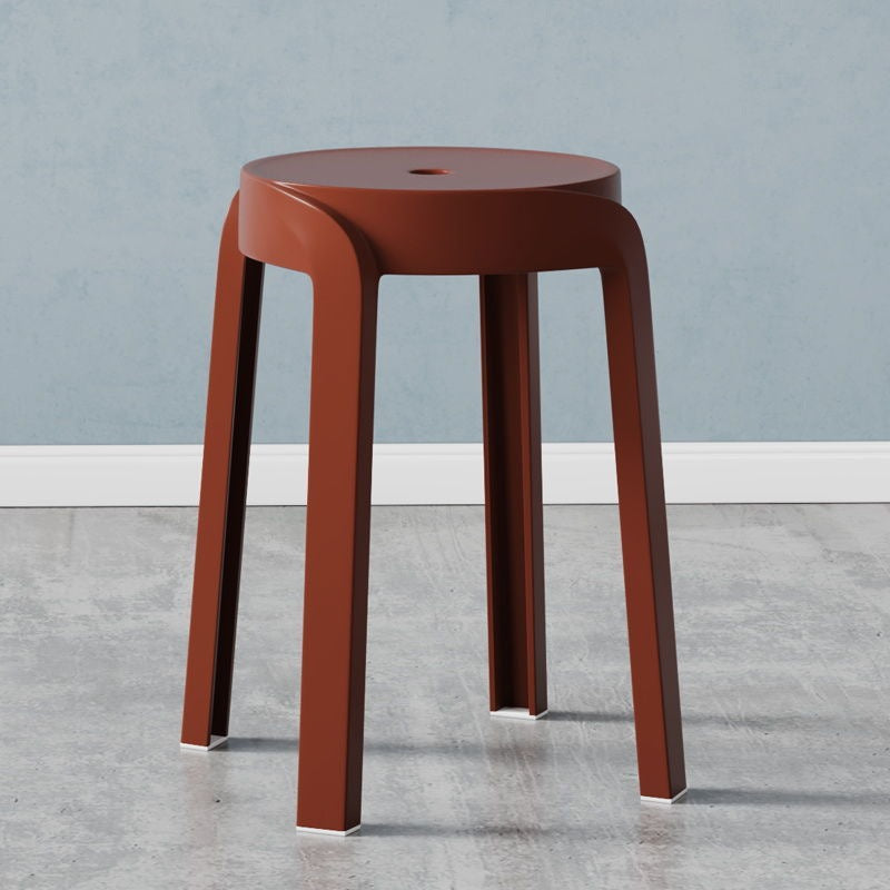 Thick Plastic Stool Stackable Home