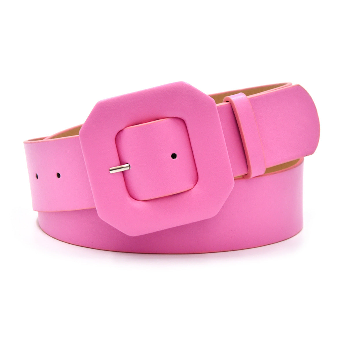 Simple belt black red