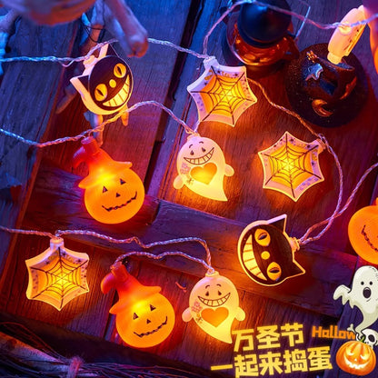 Halloween pendant LED Halloween light string pumpkin light