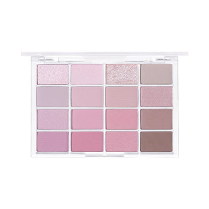 Nude Gray Pink 16-Color Eyeshadow Palette