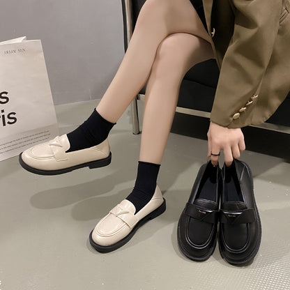 Soft-soled soft-faced shoes women's black