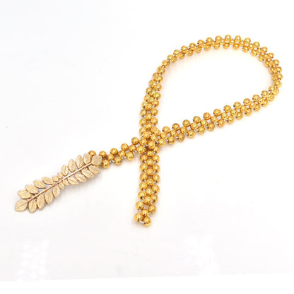 Elastic silver gold waist chain