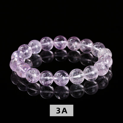 7A Natural Ice Penetrating Lavender Amethyst Bracelet