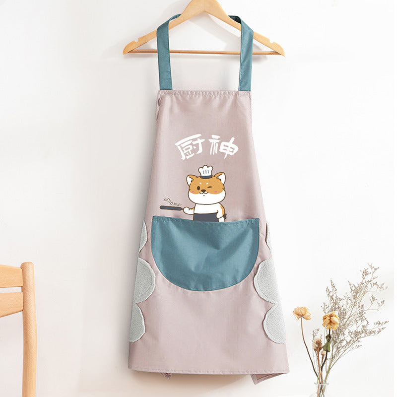 Apron home kitchen waterproof greaseproof