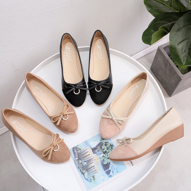 Wedge heel fashion casual women's shoes