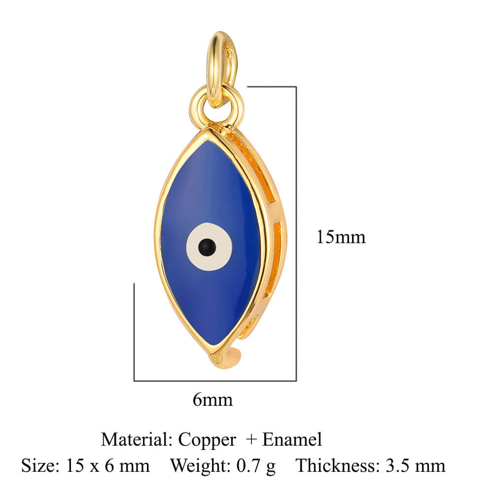 Sun Moon Stars Copper Zircon Eyes Palm Pendant