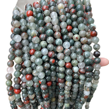 BloodStone Natural African Bloodstone Loose Beads Round Beads