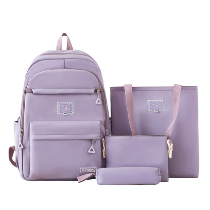 4-piece school bag fashion backpack