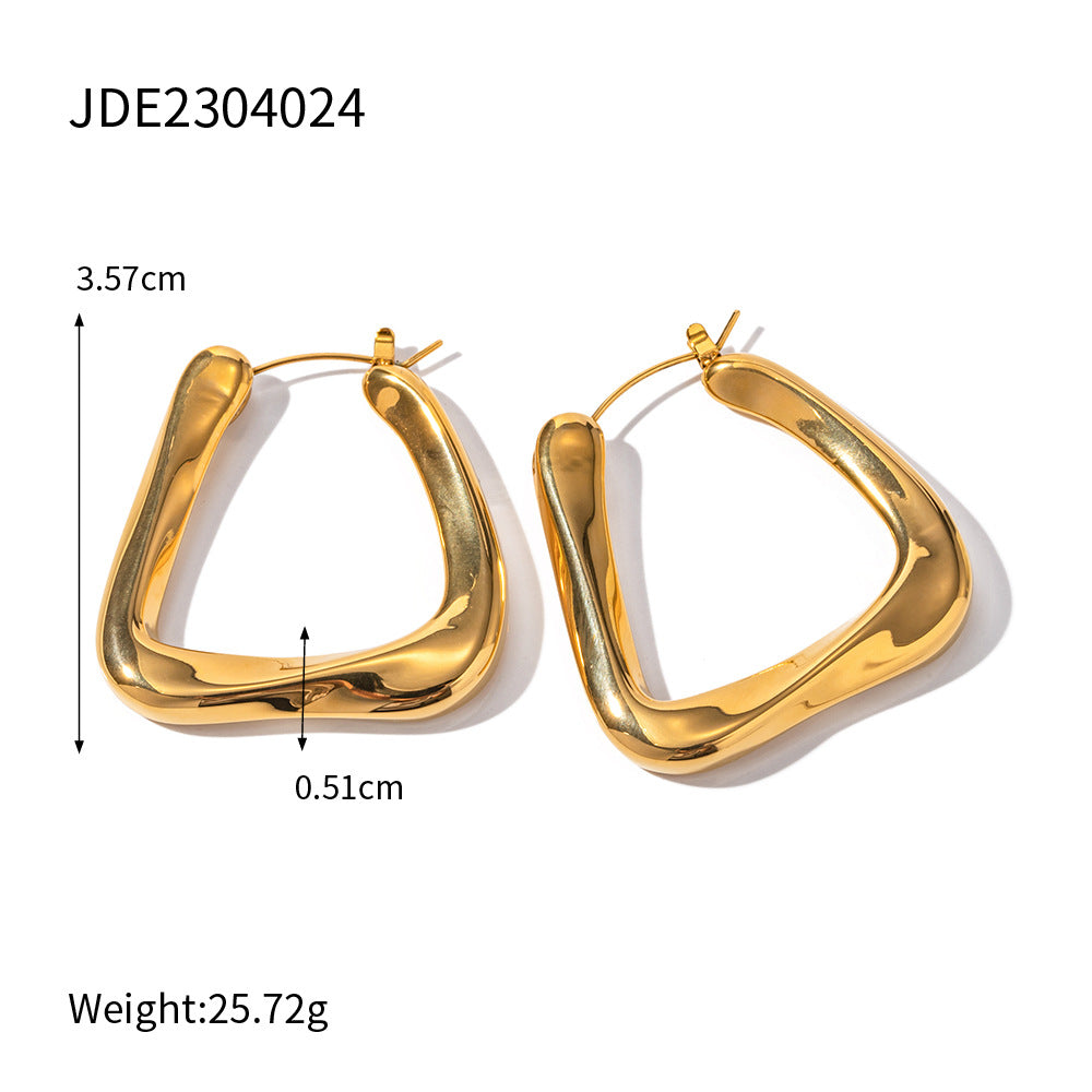 Trapezoidal earrings