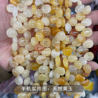 Crystal agate water drop beads loose beads