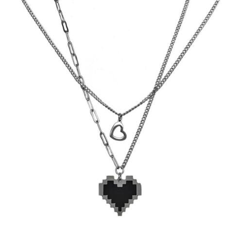 Rhinestone Star Double-Layer Necklace