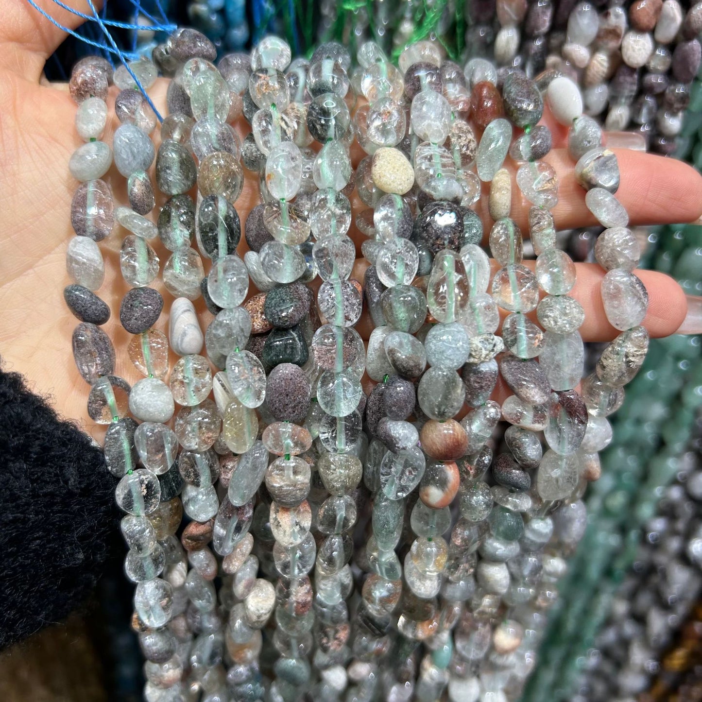 Ágata de cristal de ametista de pedra natural de 5-8 mm 