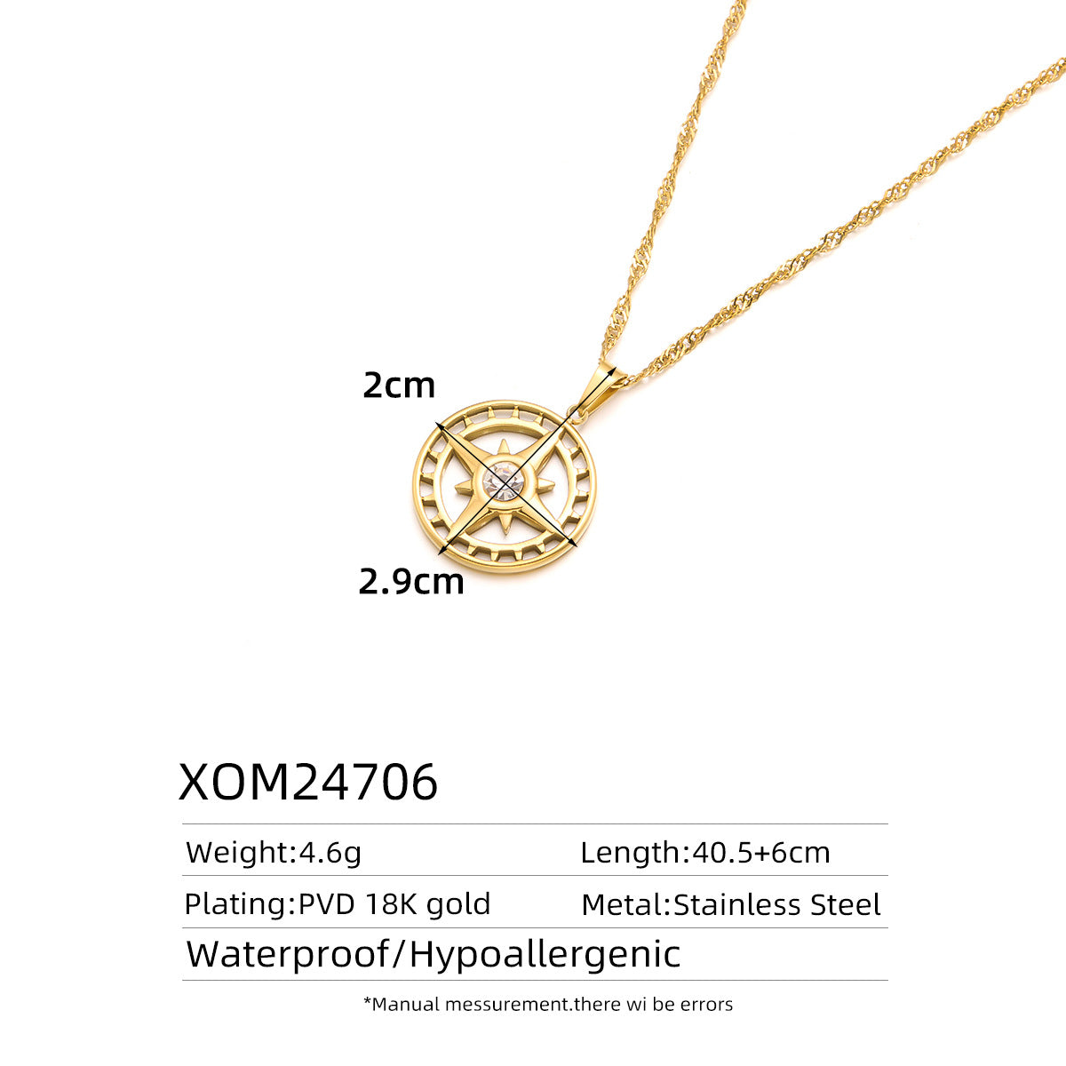 High-End Non-Fading Titanium Steel Women's Collarbone Necklace — INS Euro Style