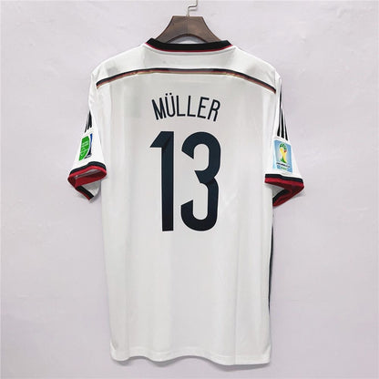 Retro 2014 Alemania Inicio Götze 13 Möller 11 Kroos Reus Clásico Retro