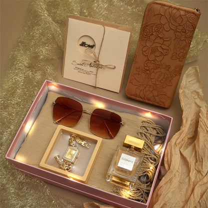 Quartz bracelet watch 7-piece gift box set