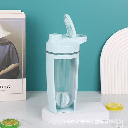 500Ml Portable Plastic Double Layer Shaker Cup