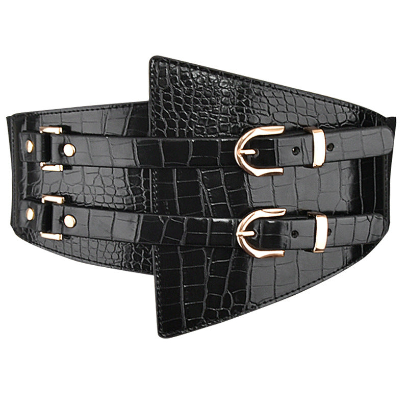 Coat waist elastic elastic elastic wide waist seal