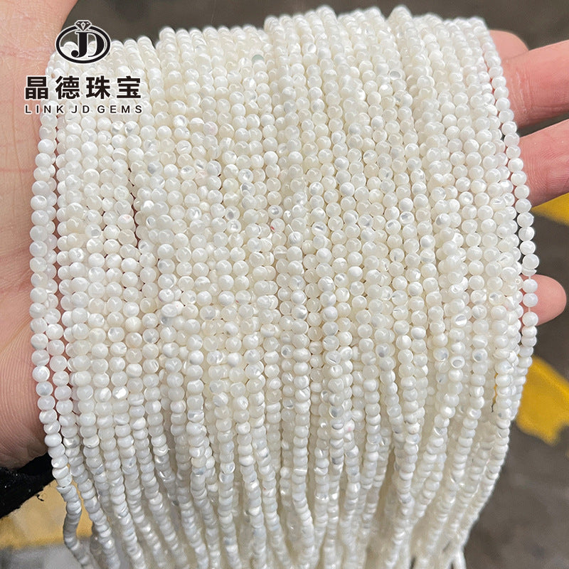 2-4Mm natural white horseshoe snail beads loose beads