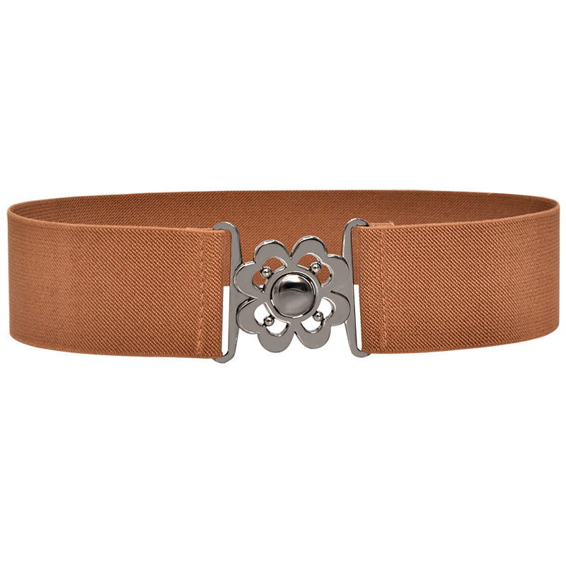 Button elastic waist seal