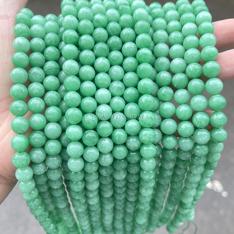 African sea pattern emerald jade loose beads