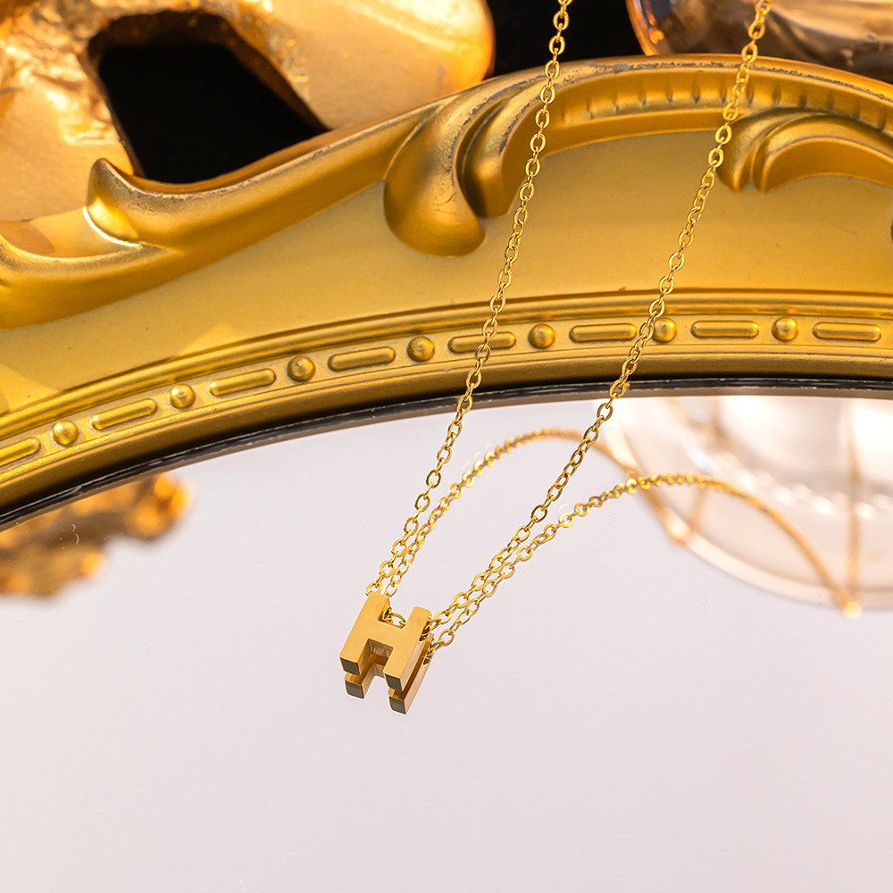 Titanium Steel Mori Design Necklace