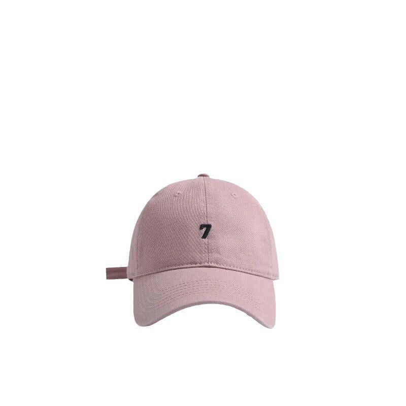 Pink Wide-Brim Baseball Cap