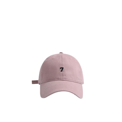Pink Wide-Brim Baseball Cap