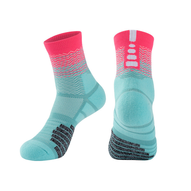 Elite Basketball Socks Men Mid-Length Thick