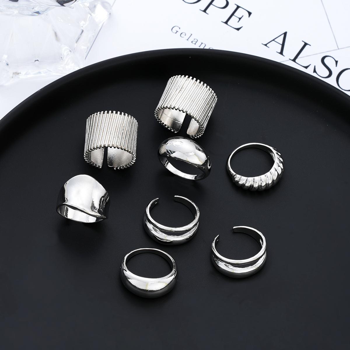 Metal Glossy Index Finger Ring