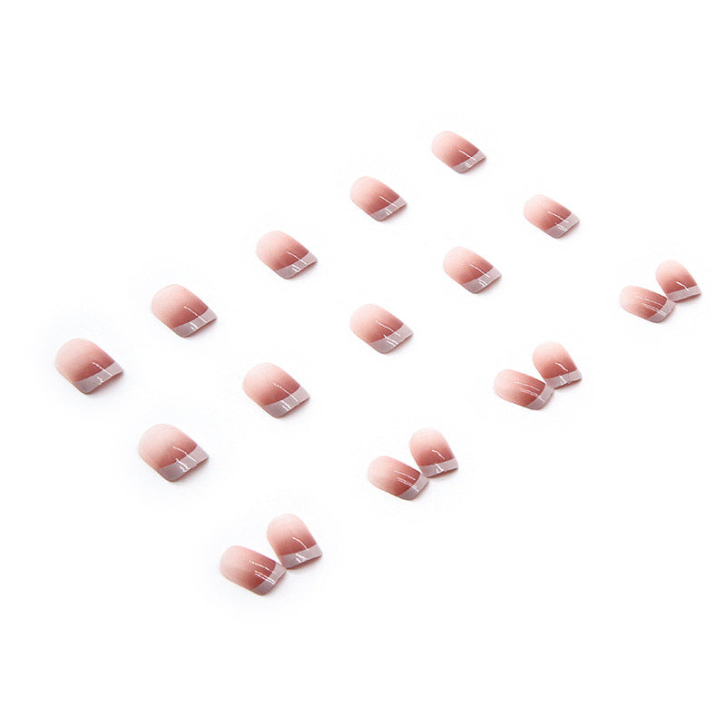 Uñas con degradado rosa ruborizado para usar 