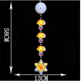 Halloween Christmas Series Suction Cup Lights Ladder Lights