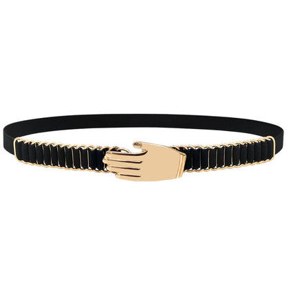 Elastic belt women's fine decoration trend