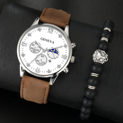 Versatile quartz watch set men