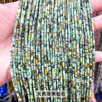 2X4mm agate round tube beads loose beads