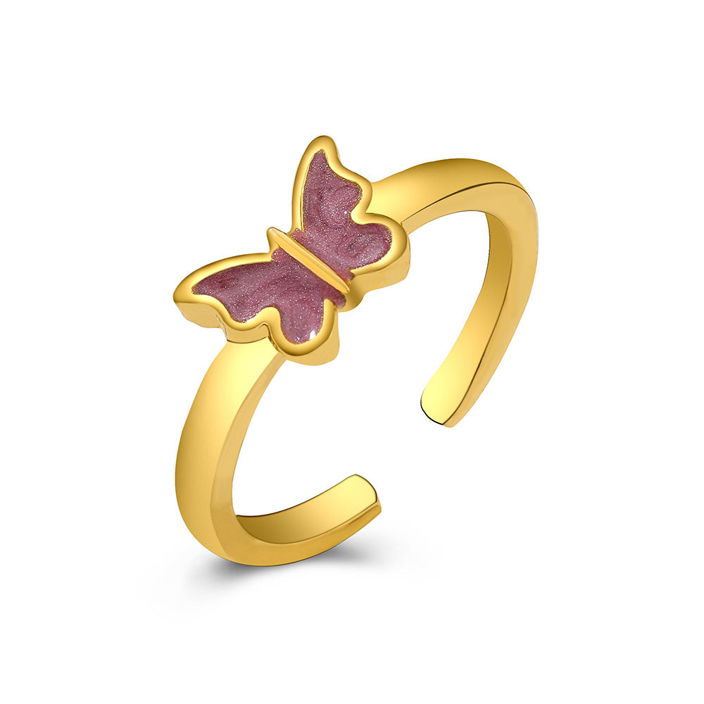 Adjustable Butterfly Ring
