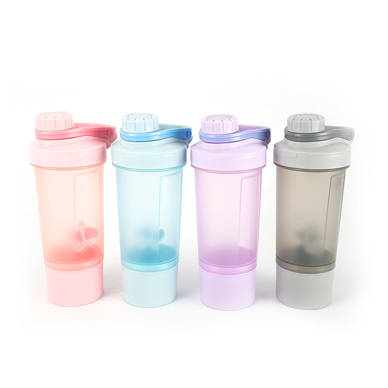 500ML Screw Cap Sports Protein Powder Shaker Cup