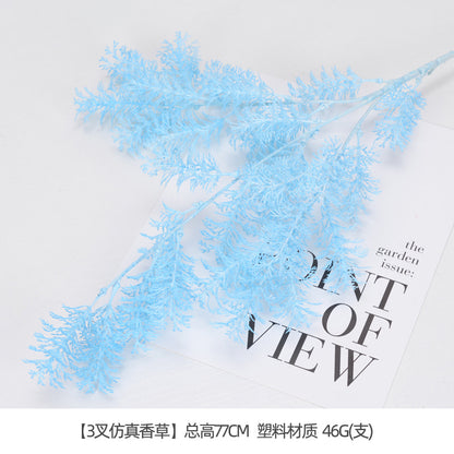 Artificial flowers blue series flowers plastic flowers wholesale