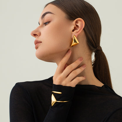 Triangle earrings