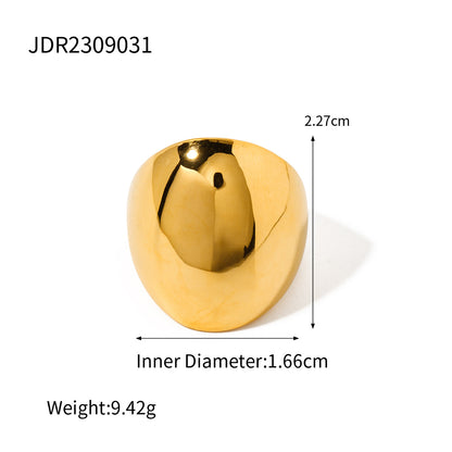 Oval ring simple ring
