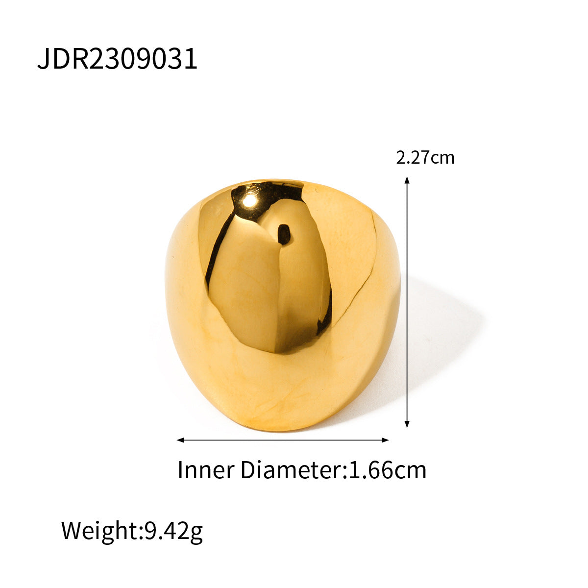 Oval ring simple ring