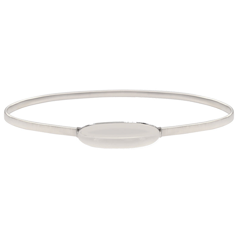 Elastic gold leaf belt